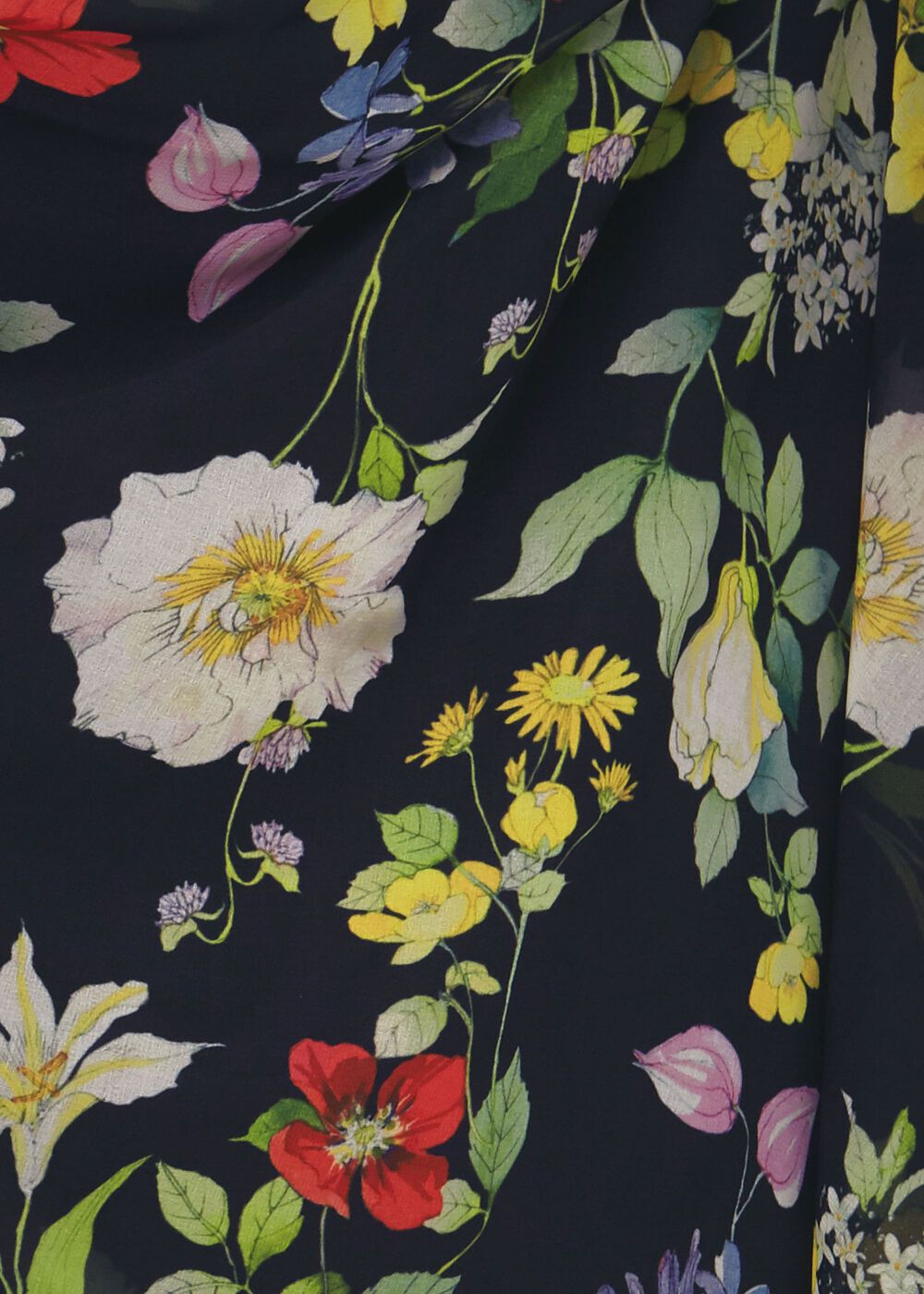 Petite Carly Floral Midi Dress, Midnight Multi, hi-res