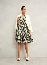 Bea Dress, Navy Multi, hi-res