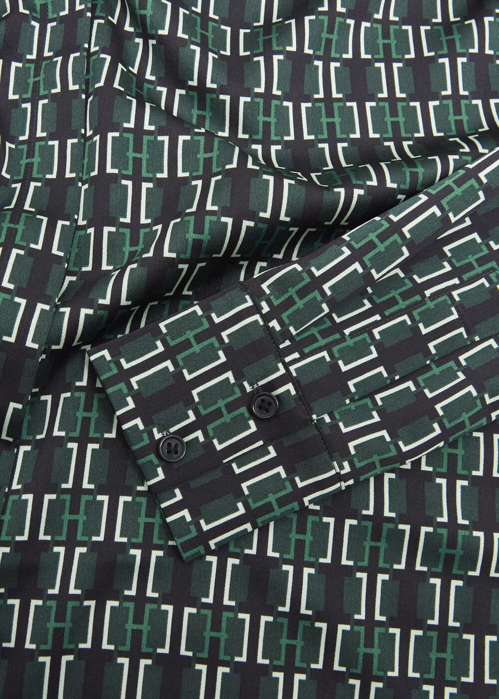 Finwell Satin Shirt, Multi, hi-res