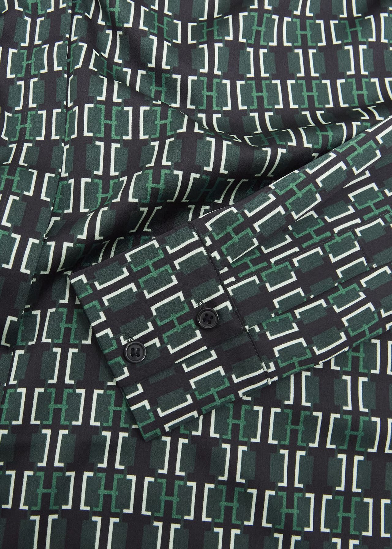 Finwell Satin Shirt, Multi, hi-res