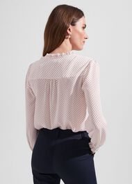 Delany Blouse, Ivory Pecan, hi-res