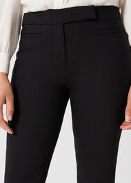 Petite Annie Slim Pants With Stretch, Black, hi-res