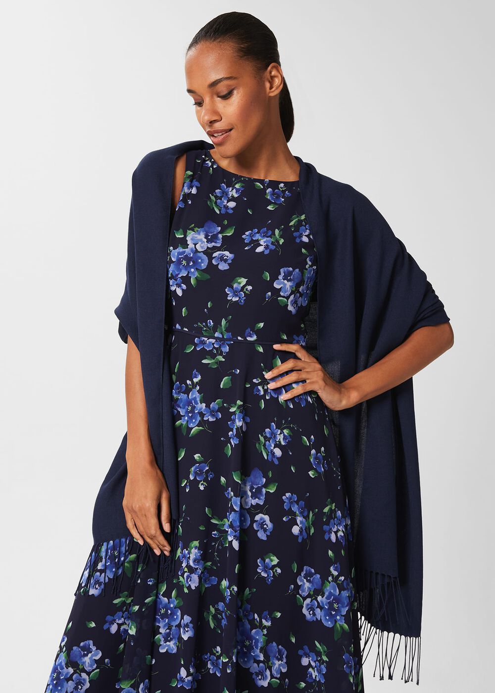 Matilda Scarf, Midnight, hi-res