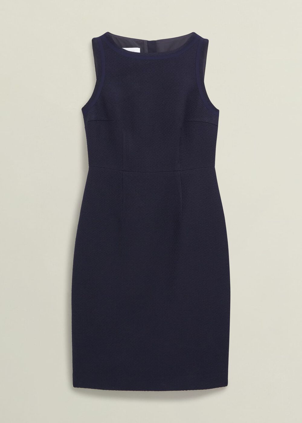 Adrian Tweed Dress, Navy, hi-res