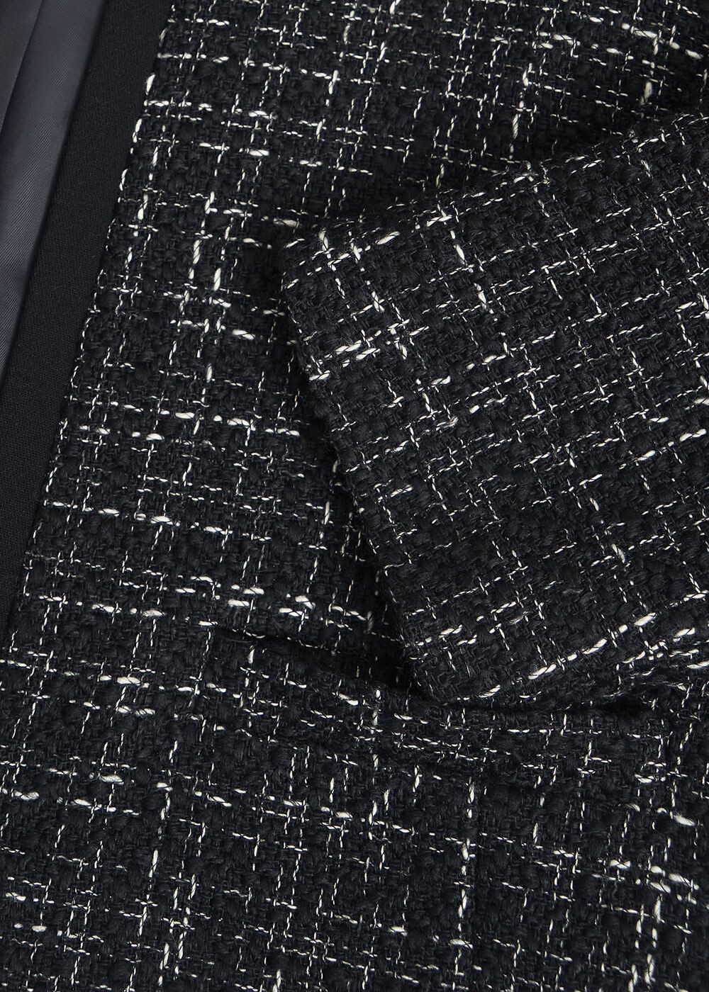 Esme Match Black Jacket, Black White, hi-res