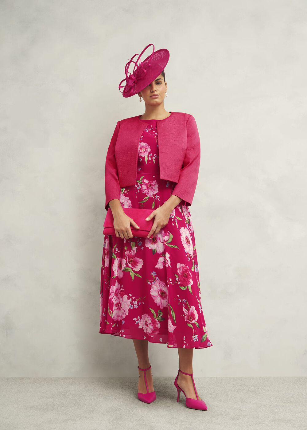 Carly Dress, Pink Multi, hi-res