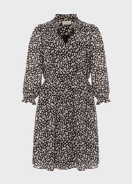 Stefania Floral Dress, Black Multi, hi-res