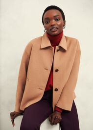 Delora Cashmere Roll Neck Sweater, Pomegranate Red, hi-res