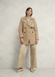 Pheobe Leather Loafers, Chalk Beige, hi-res