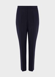 Petite Gael Wool Blend Pants, Navy, hi-res