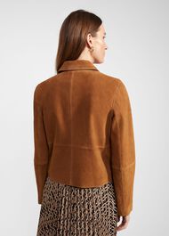 Ashlee Suede Jacket, Tan, hi-res
