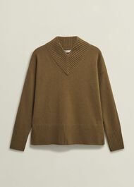 Becky Wool Blend Jumper, Toffee, hi-res