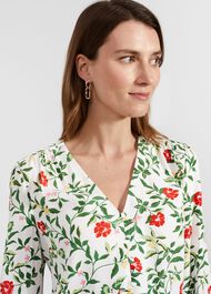 Florence Blouse, Ivory Multi, hi-res