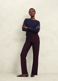 Perla Merino Wool Jumper, Hobbs Navy, hi-res