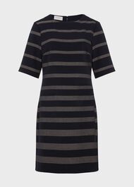 Darla Dress, Navy Camel, hi-res