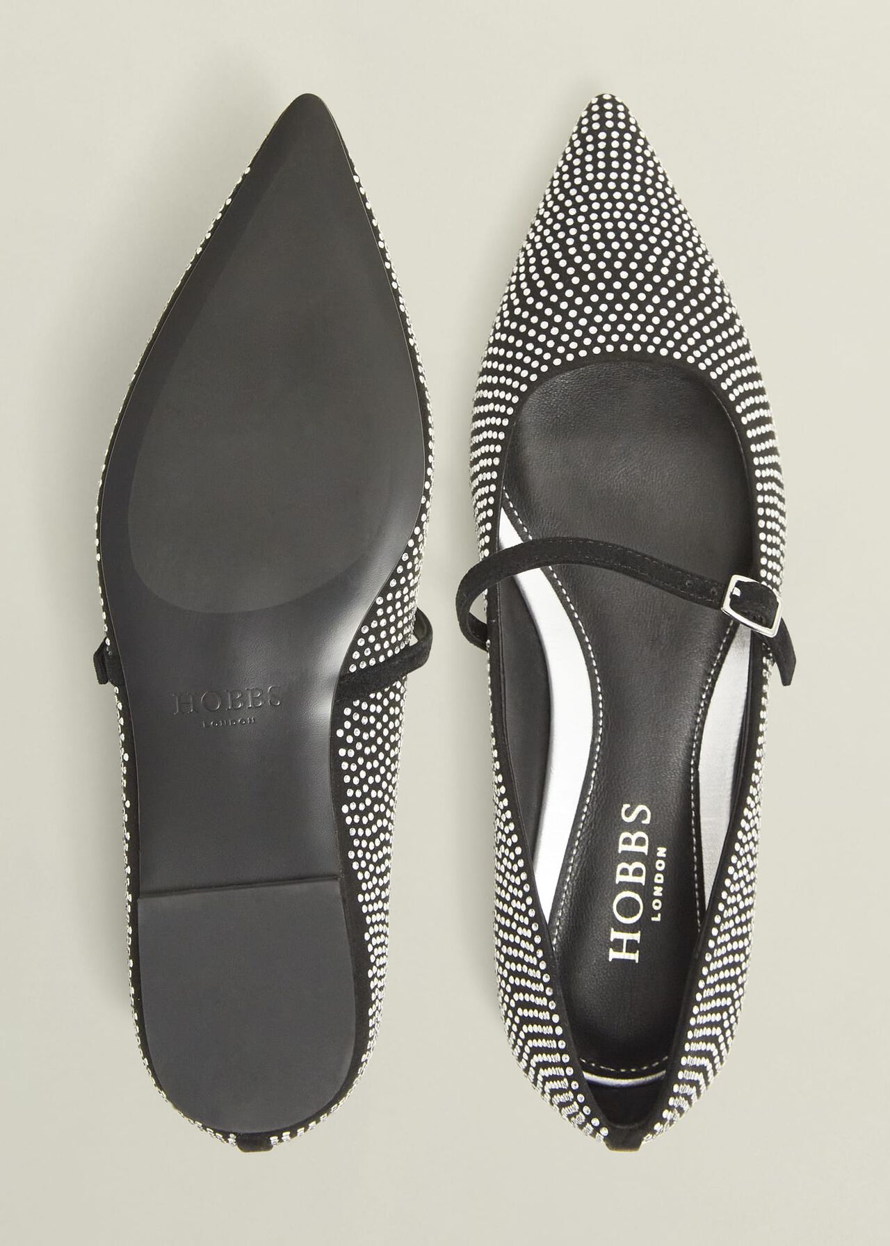 Sabina Jewelled Mary Janes, Silver, hi-res