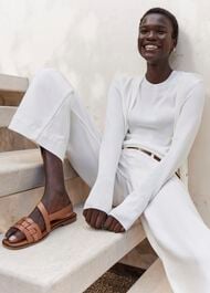 Aubrey Knitted Cardigan, Hobbs Ivory, hi-res