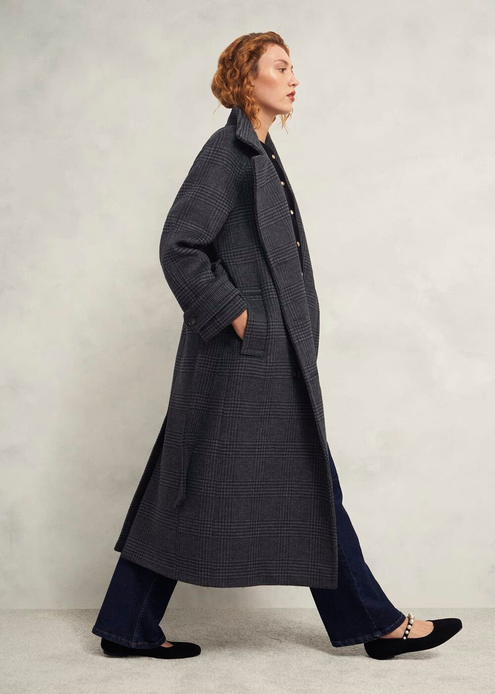 Peckworth Coat With Wool, Grey Multi, hi-res