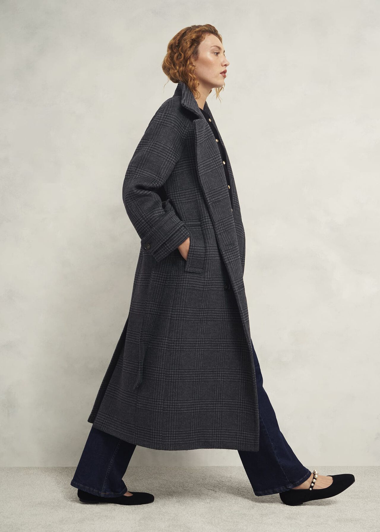 Peckworth Coat With Wool, Grey Multi, hi-res