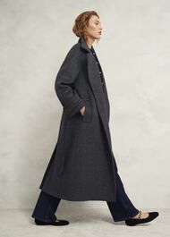 Peckworth Coat With Wool, Grey Multi, hi-res