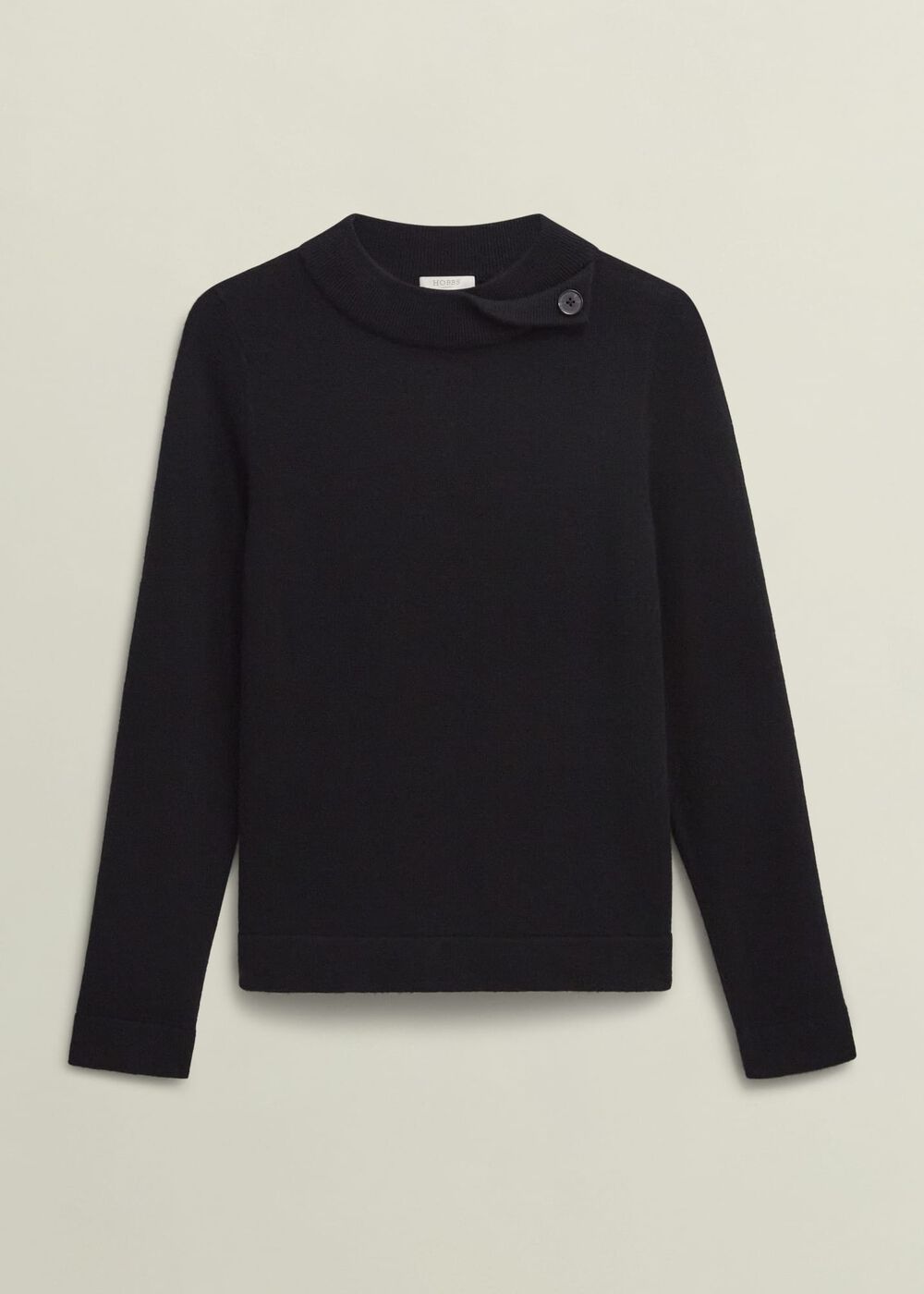 Talia Wool Cashmere Sweater, Black, hi-res