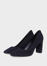 Sheri Court Shoes, Navy, hi-res