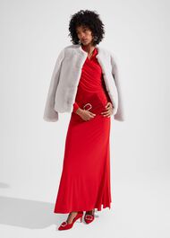 Vida Dress, Garnet Red, hi-res