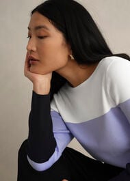 Alice Sweater, Lavender Multi, hi-res