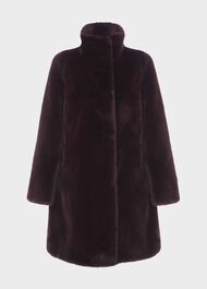 Petite Maddox Coat, Dark Berry, hi-res