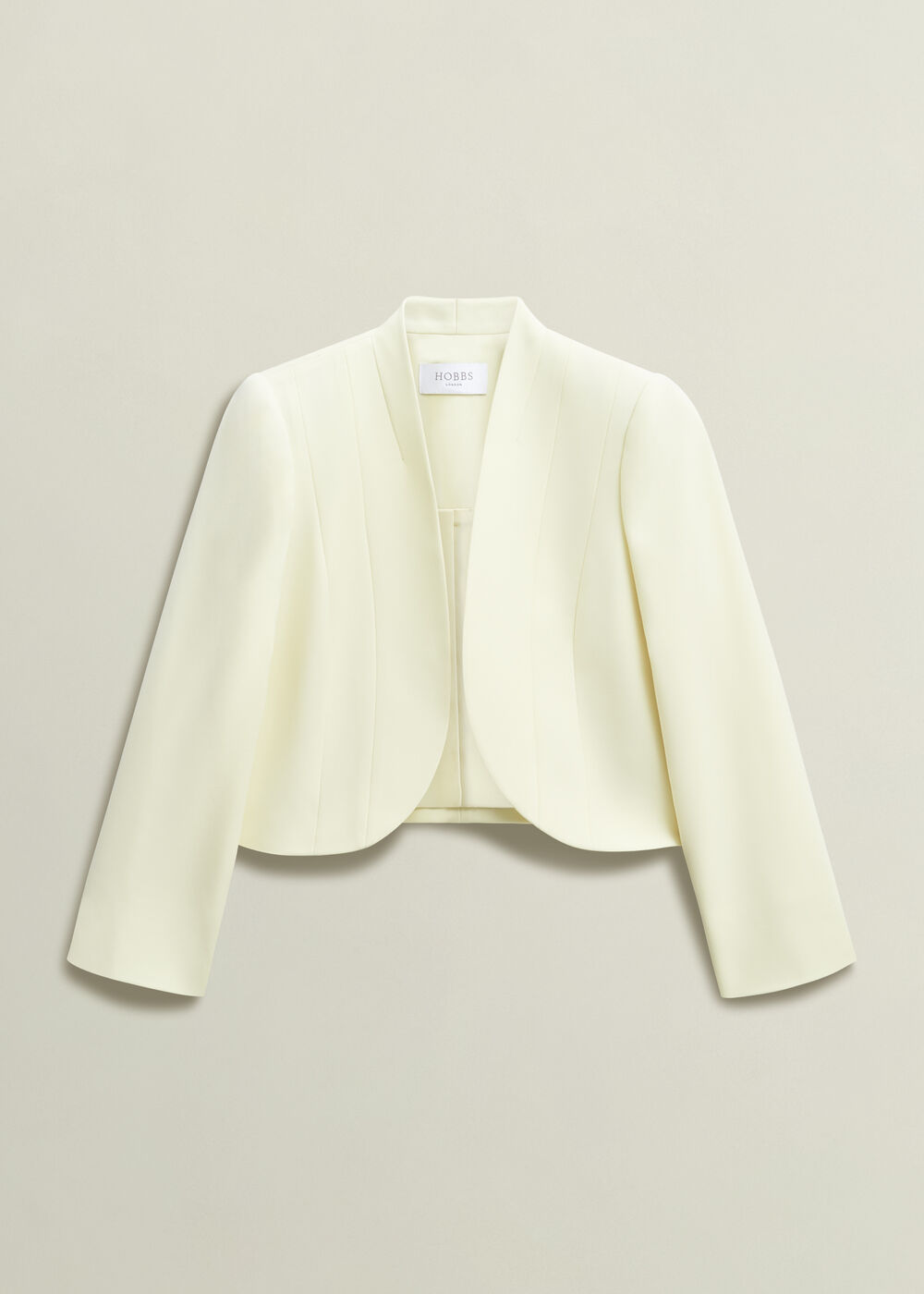 Eliana Seam Detail Jacket, Pale Yellow, hi-res