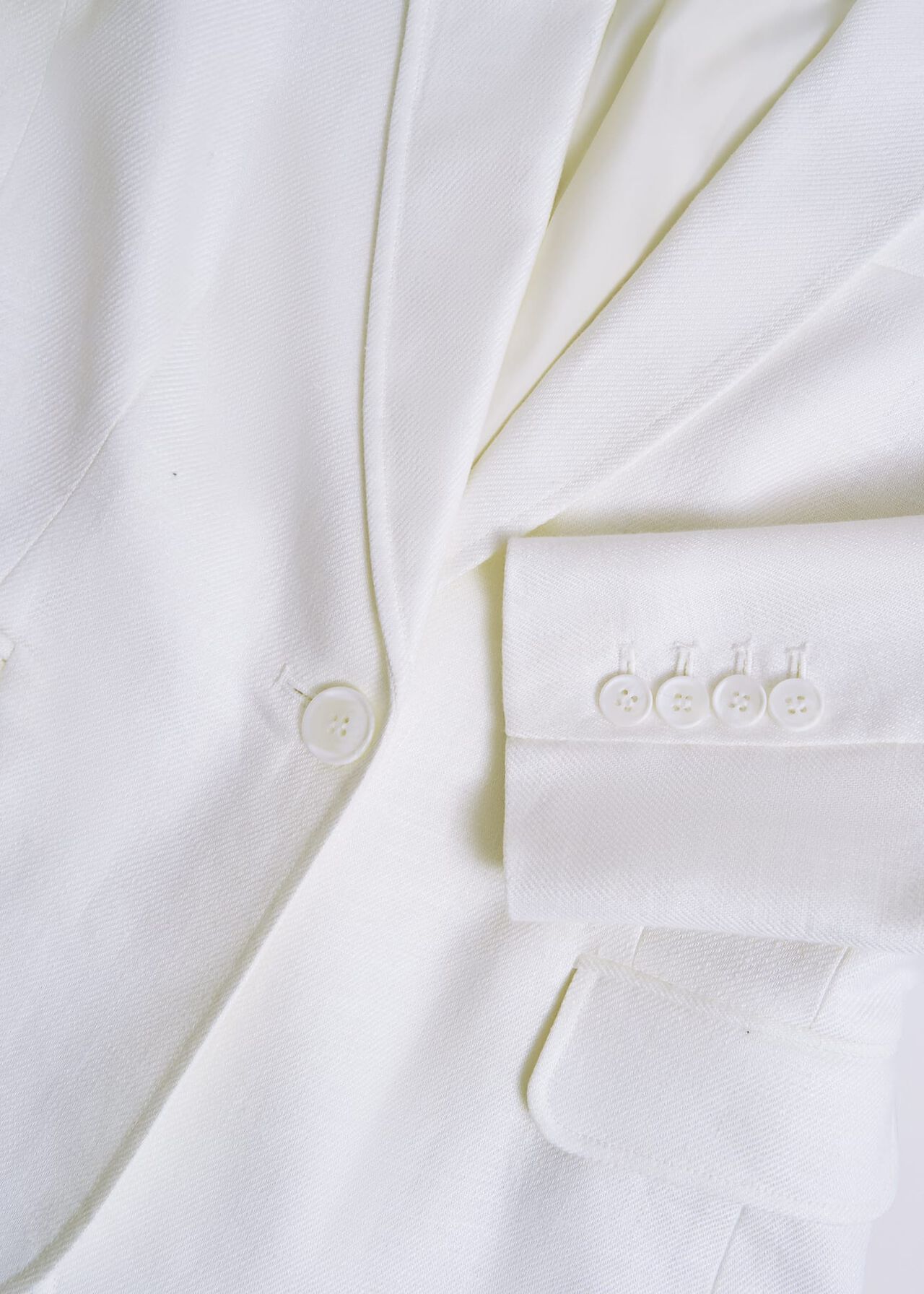 Blake Linen Jacket, Ivory, hi-res