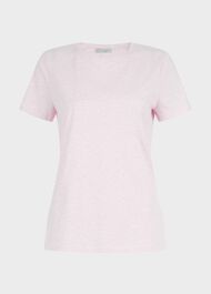 Pixie Cotton T-Shirt, Pink Marl, hi-res