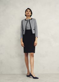 Nyra Jacket, Black Ivory, hi-res