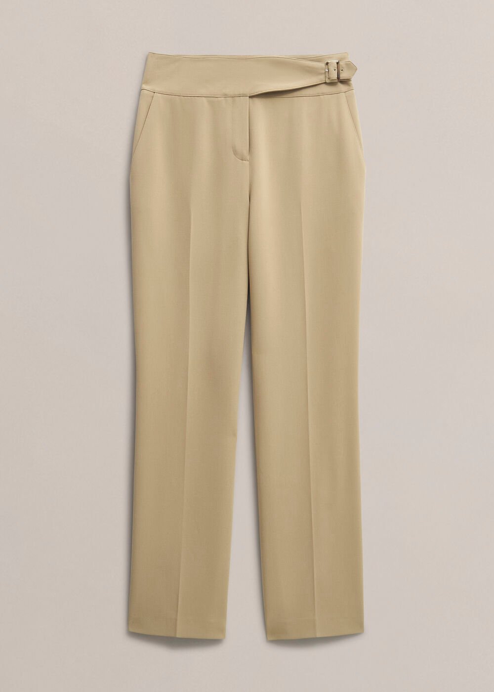 Leila Straight Leg Pants, Fawn Beige, hi-res