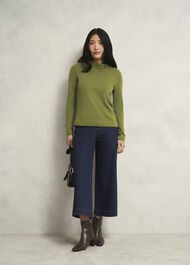 Audrey Sweater, Moss Green, hi-res