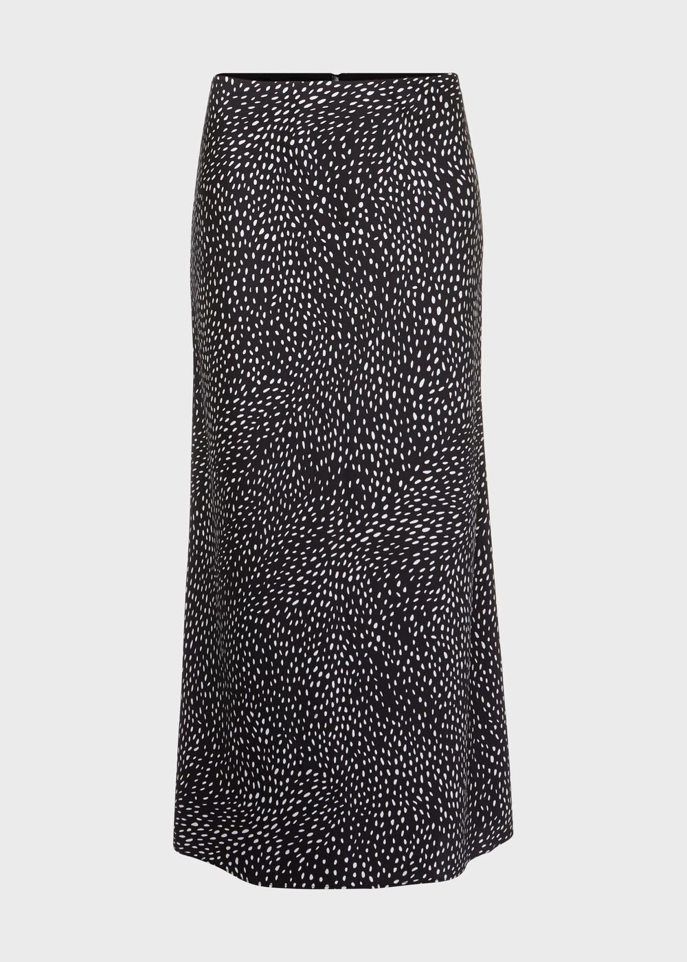 Jas Satin Skirt, Black Ivory, hi-res