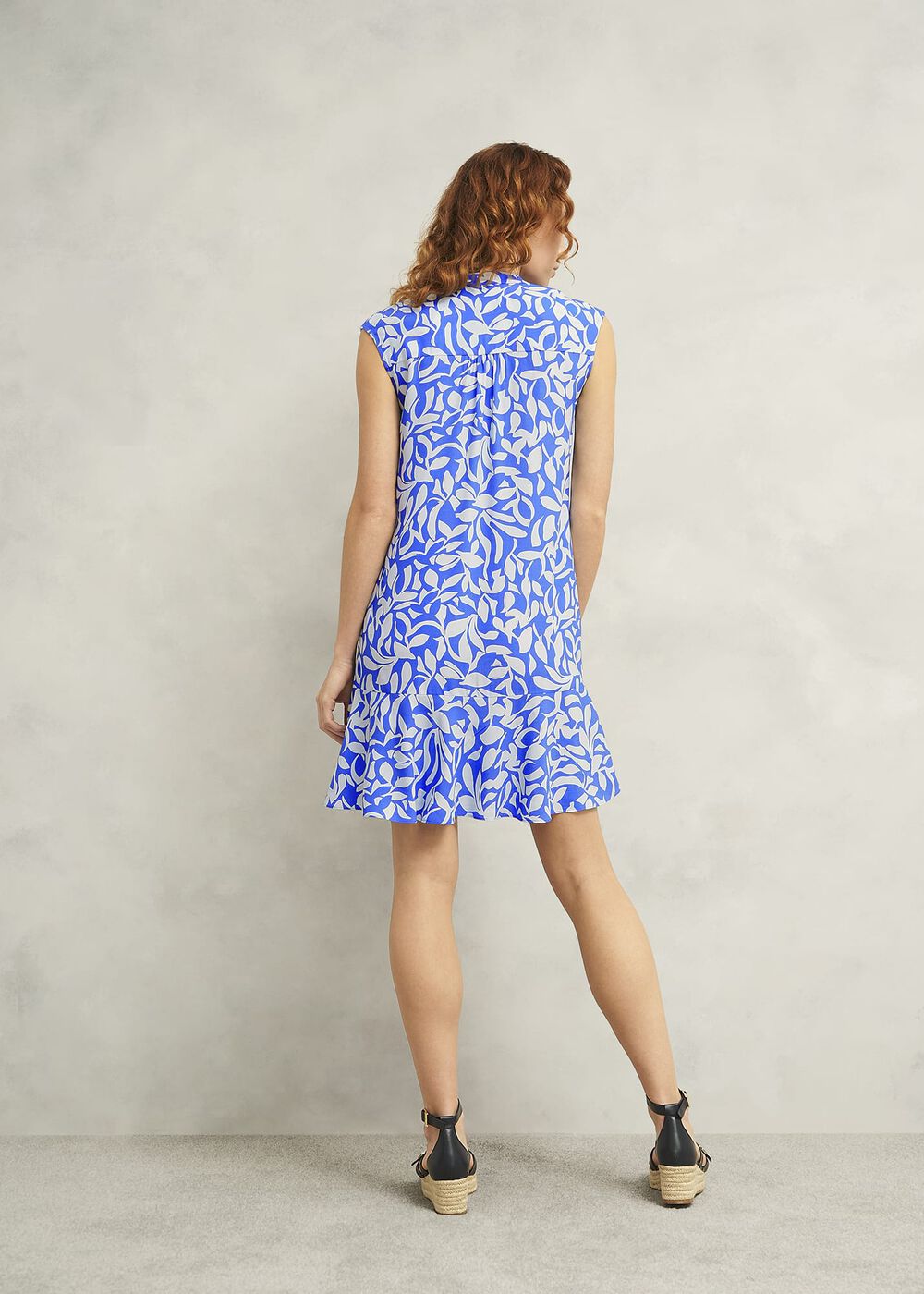 Janey Dress, Blue Ivory, hi-res