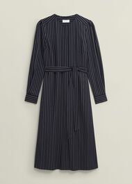 Finley Dress, Navy Ivory, hi-res