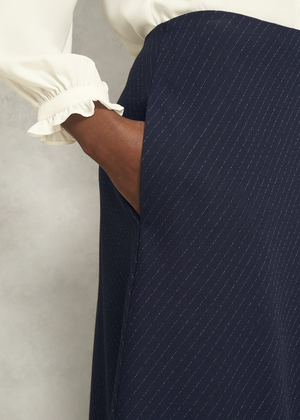 Laura Skirt, Navy Ivory, hi-res