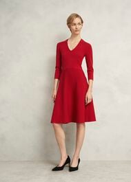 Petite Scarlett Dress, Pomegranate Red, hi-res