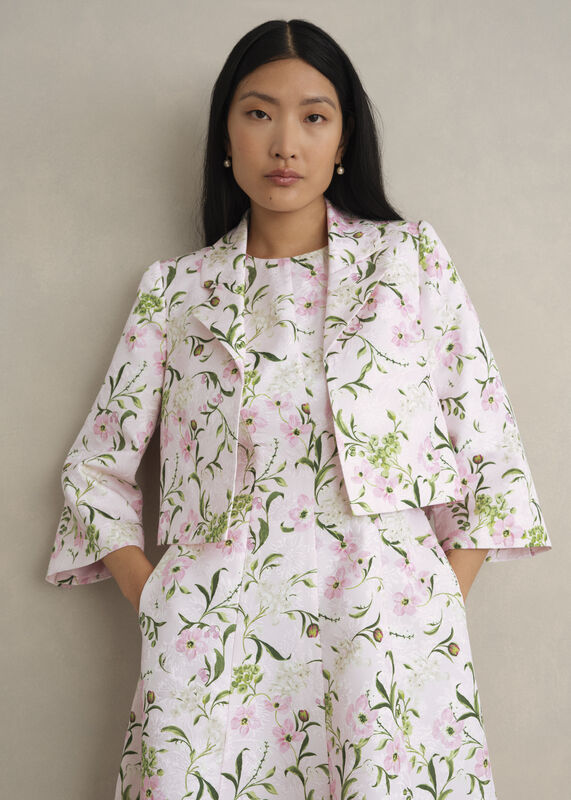 Lana Floral Jacquard Jacket