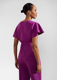Venetia Top, Magenta Purple, hi-res