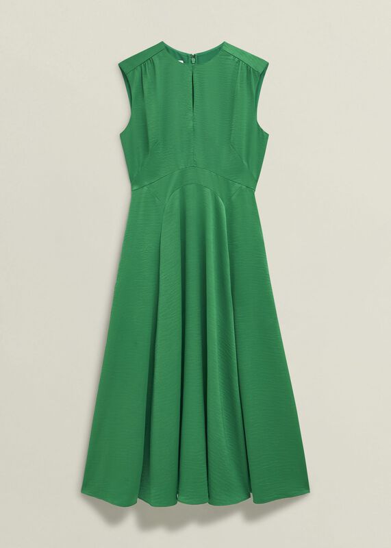 Isobel Satin Midi Dress