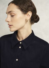 Adina Shirt, Navy, hi-res