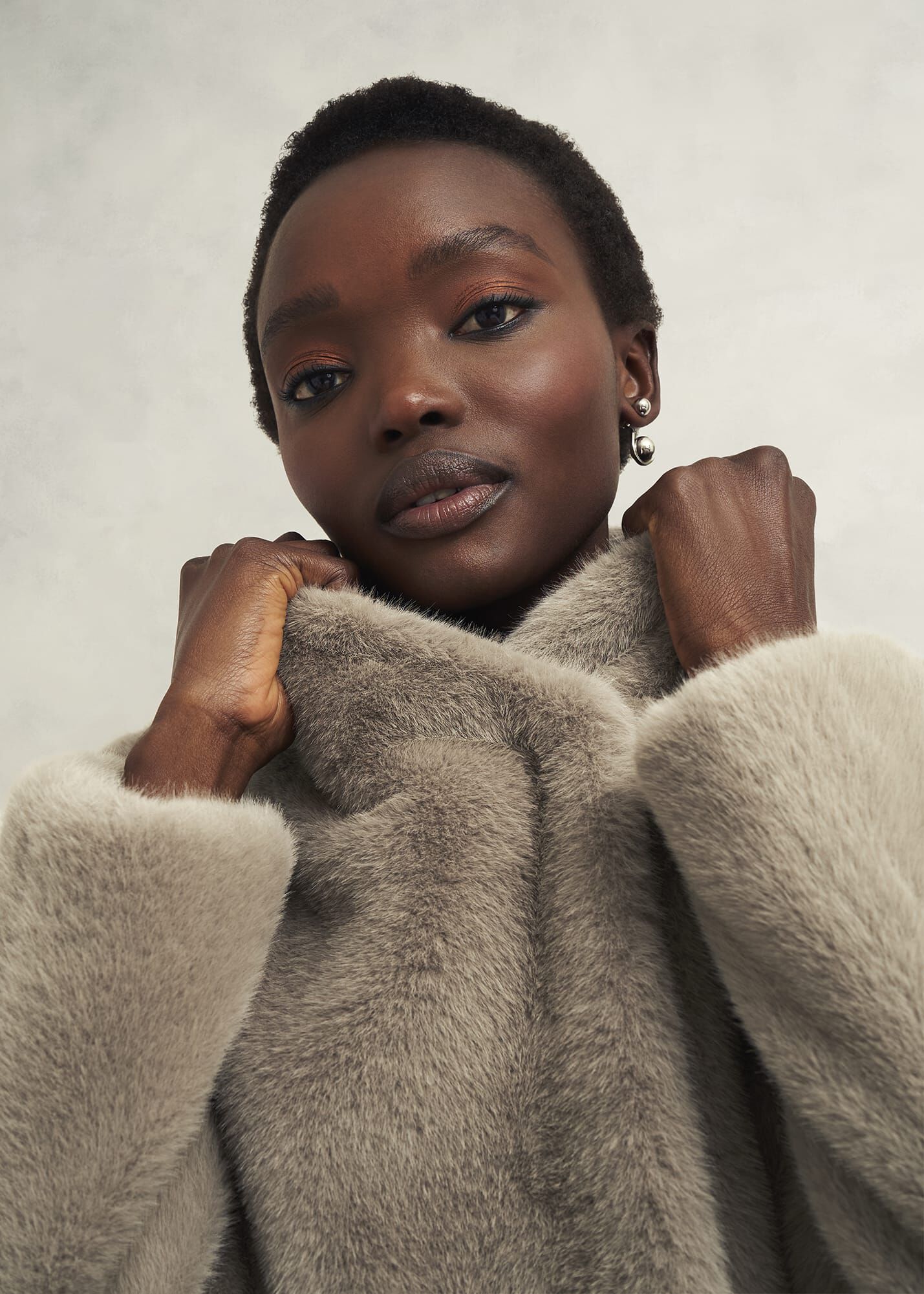 Tarini Faux Fur Coat | Hobbs US |