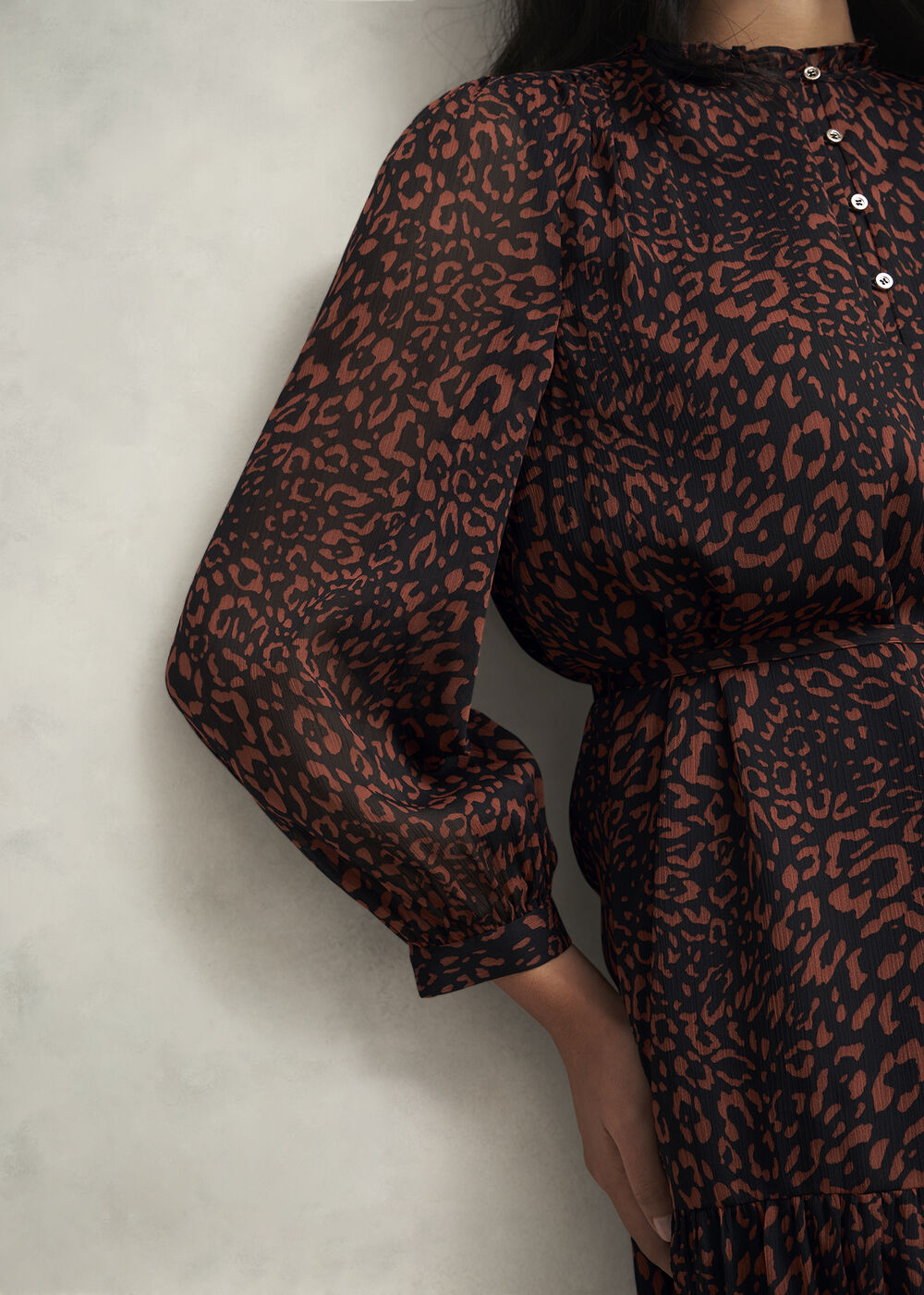 Monikah Dress, Black Copper, hi-res