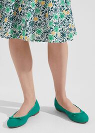 Flo Ballet Flats, Meadow Green, hi-res