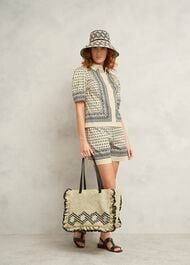 Romy Ruffle Bag, Natural Black, hi-res