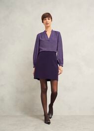 Fenella Aline Skirt, Grape Purple, hi-res