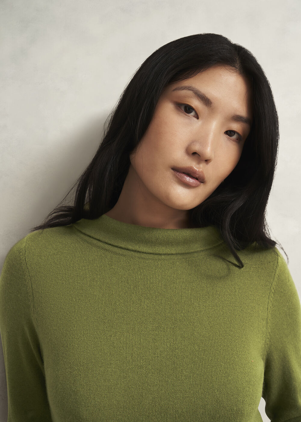 Audrey Sweater, Moss Green, hi-res